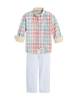 Little Boy's & Boy's Seersucker Pants