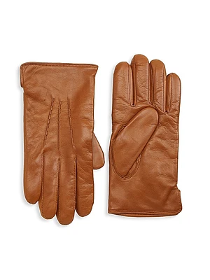 COLLECTION Cashmere-Lined Leather Gloves