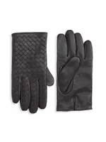 COLLECTION Woven Leather Gloves