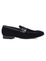 COLLECTION Patent Velvet Loafers