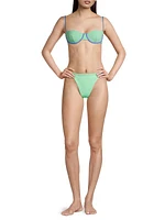 '90s Collection Adjustable Ruched Bikini Bottom