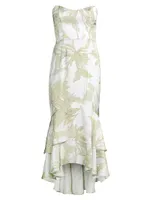 Cece Strapless Hi-Lo Dress