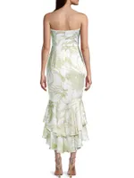 Cece Strapless Hi-Lo Dress