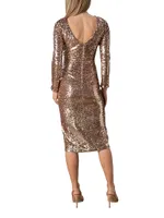 Micah Sequined Cocktail Dress