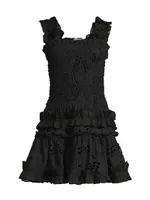 Alfresco Ruffle Minidress