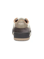 Fendi Match Leather Sneakers