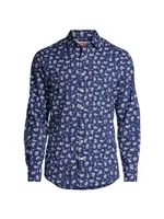 Sikelia Bandana Paisley Button-Front Shirt