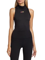 Sleeveless Turtleneck Bodysuit