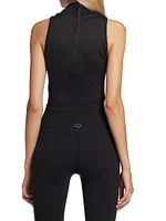 Sleeveless Turtleneck Bodysuit