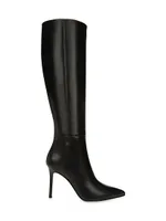 Lisa Leather High-Heel Boots