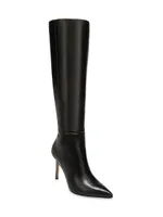 Lisa Leather High-Heel Boots