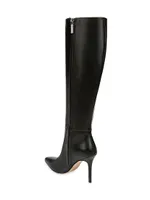 Lisa Leather High-Heel Boots