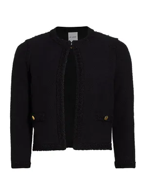 Compact Boucle Knit Jacket