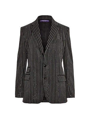 Odera Embellished Striped Jacket