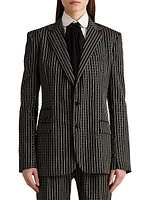 Odera Embellished Striped Jacket