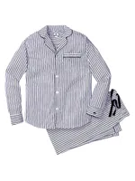 French Ticking Pajama Set