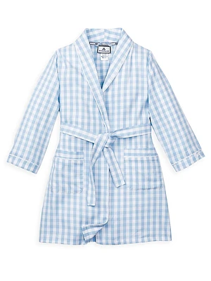 Little Boy's & Gingham Robe