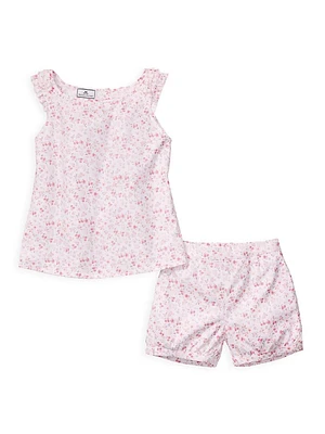 Baby's, Little Girl's & 2-Piece Dorset Floral Amelie Top Shorts Set