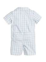 Baby's Gingham Romper