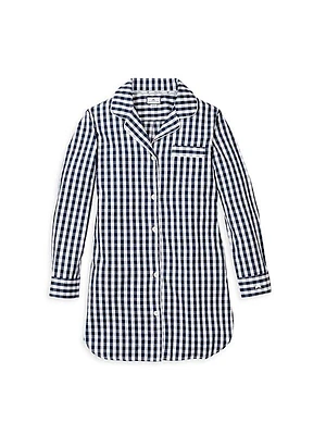 Gingham Cotton Nightshirt