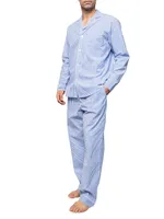 French Blue Seersucker Pajama Set