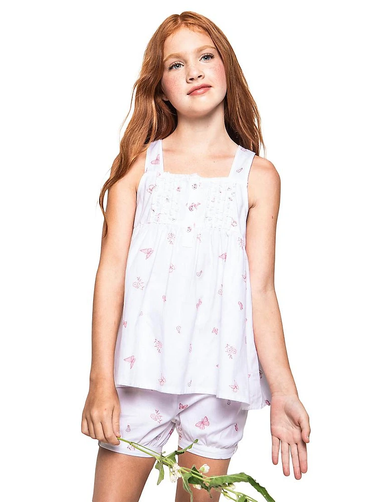 Baby's, Little Girl's & 2-Piece Butterflies Charlotte Shirt Shorts Set