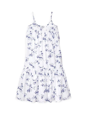 Indigo Floral Chloe Nightgown