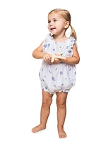 Baby Girl's Suffolk Seashells Ruffle Romper