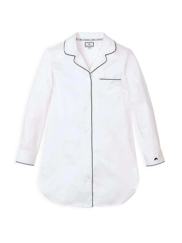 Contrast Trim Nightshirt