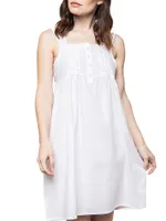 Women's Xs White Charlotte Nightgown