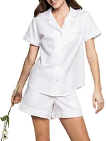 2-Piece Classic Summer Shirt & Shorts Set