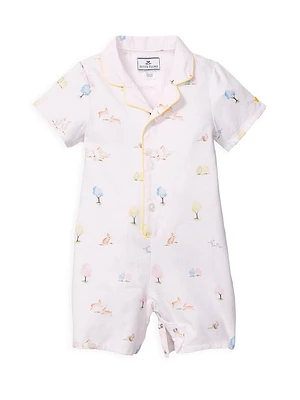 Baby Girl's Easter Gardens Romper