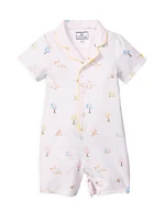 Baby Girl's Easter Gardens Romper