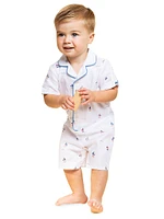 Baby Boy's Bateau Romper