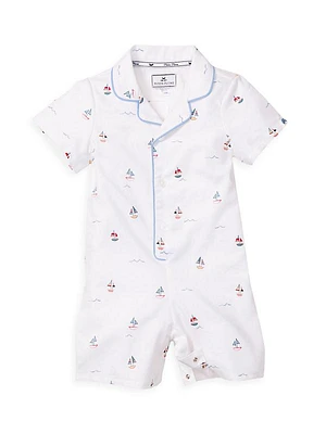 Baby Boy's Bateau Romper