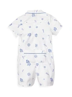 Baby Boy's Suffolk Seashells Classic Romper