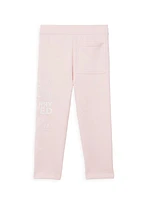 Little Girl's & Girl's Montage Print Jogger Pants