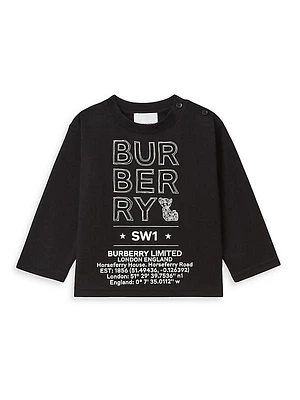 Baby's & Little Boy's Joel Logo Sketch Print Top