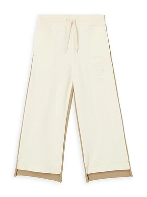 Little Girl's & Girl's Aubrey Two-Tone Jogger Pants