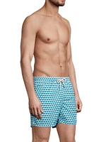 Ultralight Printed 70s Swim Shorts