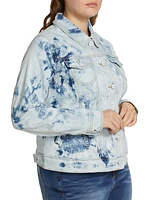 Tie-Dye Denim Jacket