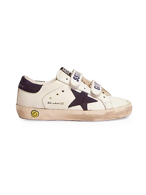 Baby's, Little Kid's & Old School Leather Suede Sneakers
