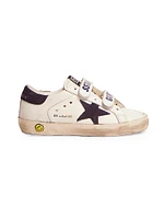 Baby's, Little Kid's & Old School Leather Suede Sneakers