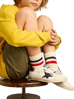 Baby's, Little Kid's & Old School Leather Suede Sneakers