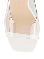 Tia 100 Lucite Wedge Sandals