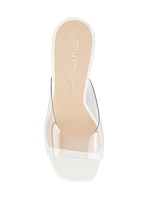 Tia 100 Lucite Wedge Sandals