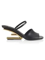 Fendi First Leather Mules