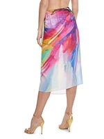 Summer Capri Midi-Skirt