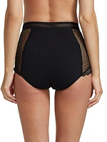 Period & Leak-Proof High-Waisted Lace Brief