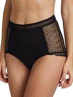 Period & Leak-Proof High-Waisted Lace Brief